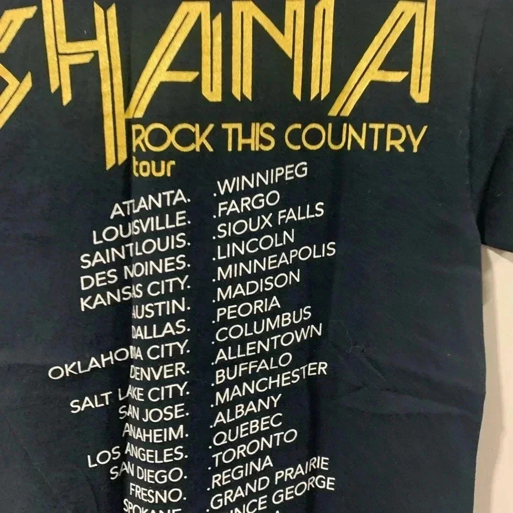 Shania Twain  Rock This Country Tour Concert T-Shirt - Picture 5 of 7